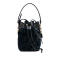 Fendi Mini Zucca Tapestry Mon Tresor Bucket Bag