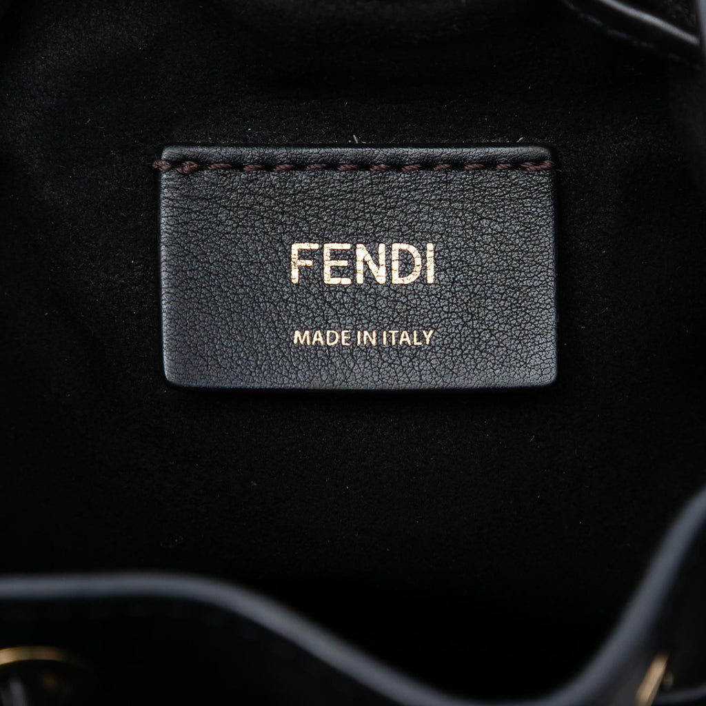 Fendi Mini Zucca Tapestry Mon Tresor Bucket Bag