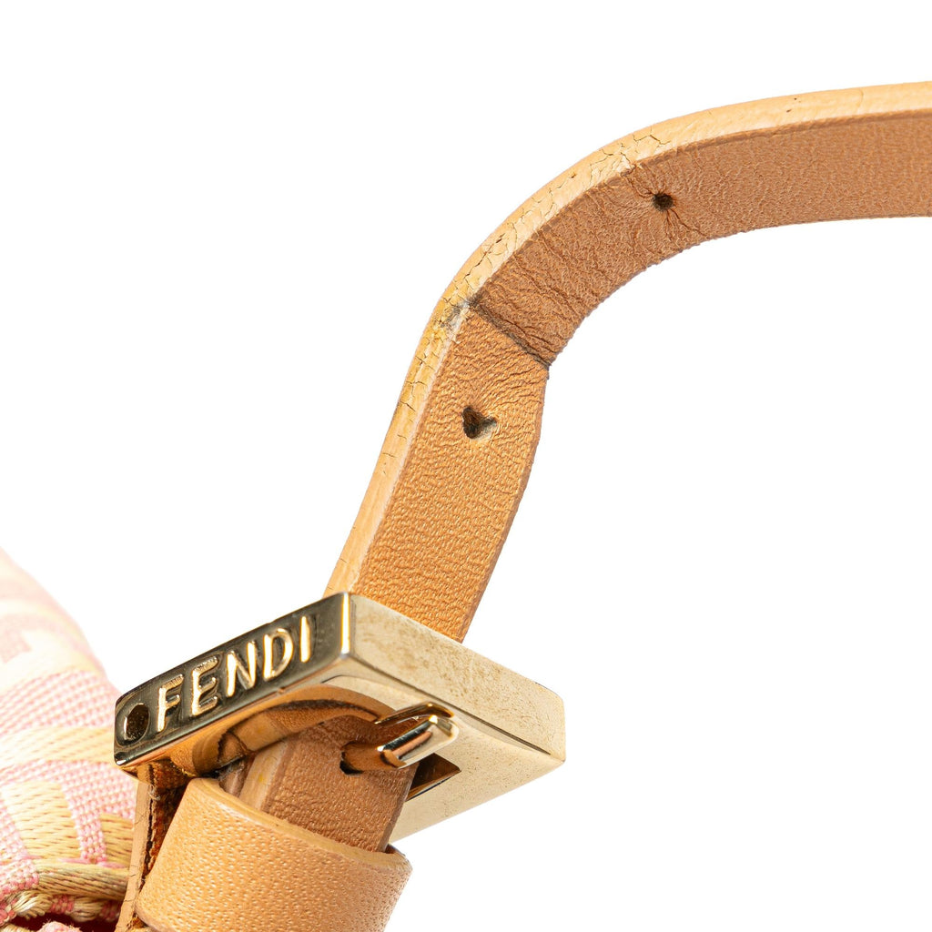 Fendi Mini Zucchino Canvas Baguette (SHG-ezjzrs)