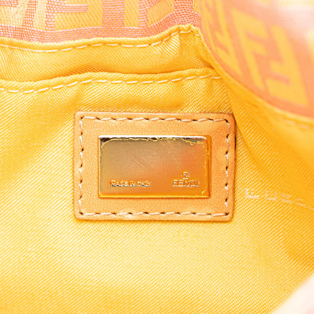 Fendi Mini Zucchino Canvas Baguette (SHG-ezjzrs)