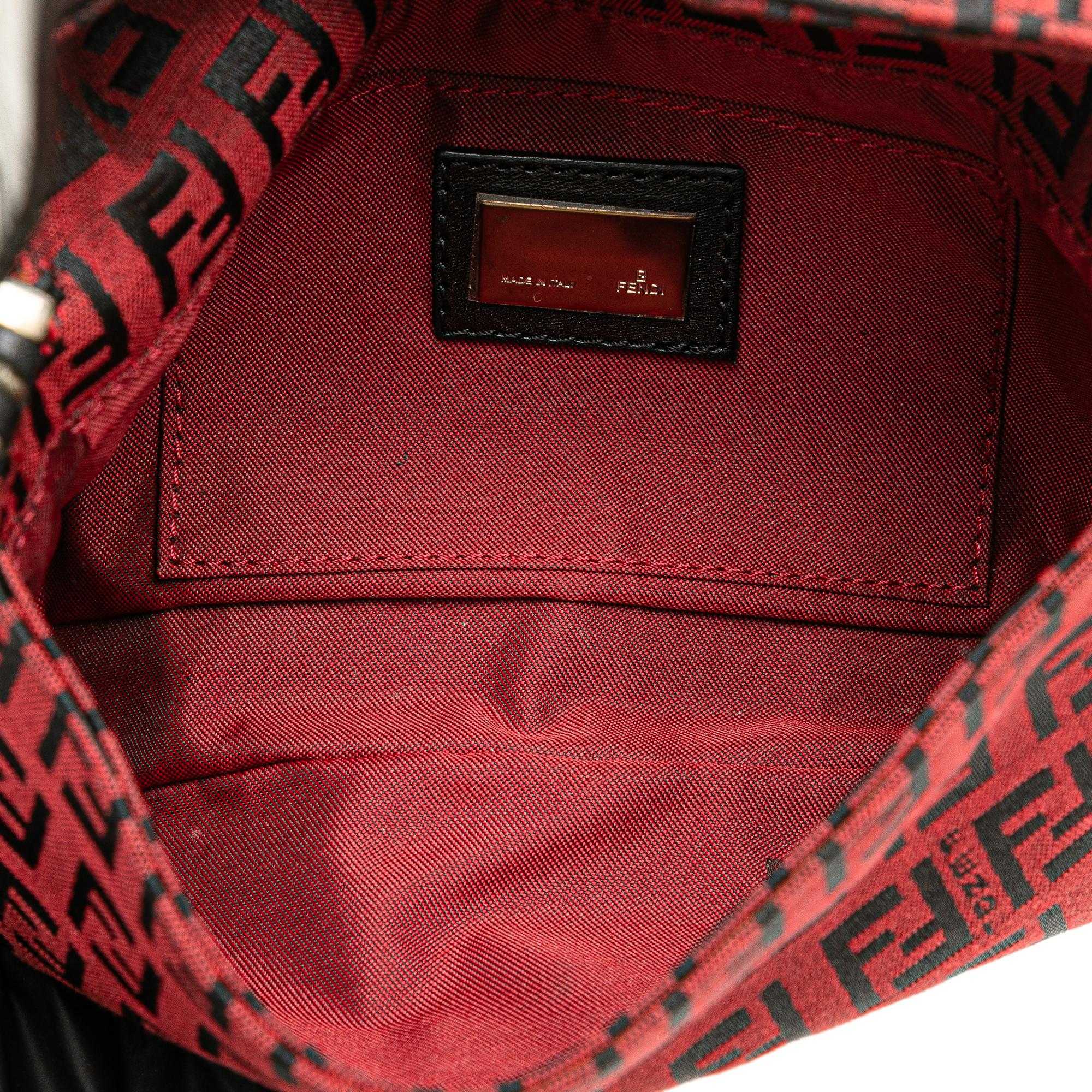 Fendi Mini Zucchino Canvas Baguette