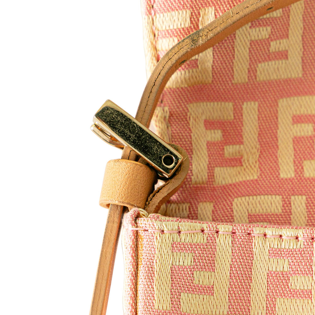 Fendi Mini Zucchino Canvas Baguette