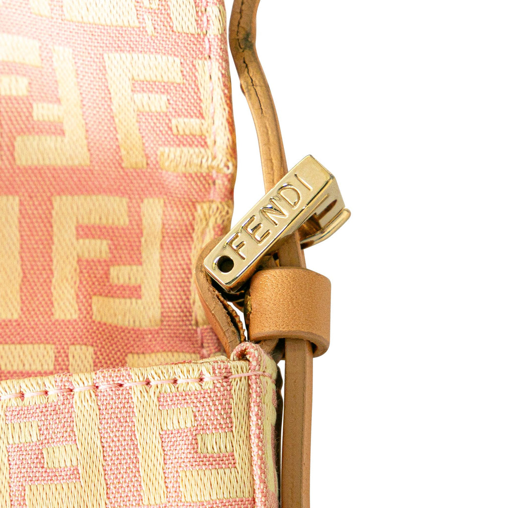 Fendi Mini Zucchino Canvas Baguette