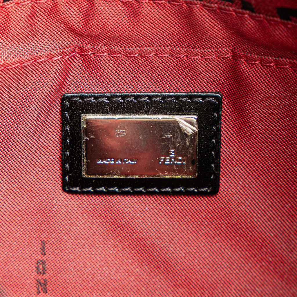 Fendi Mini Zucchino Canvas Baguette