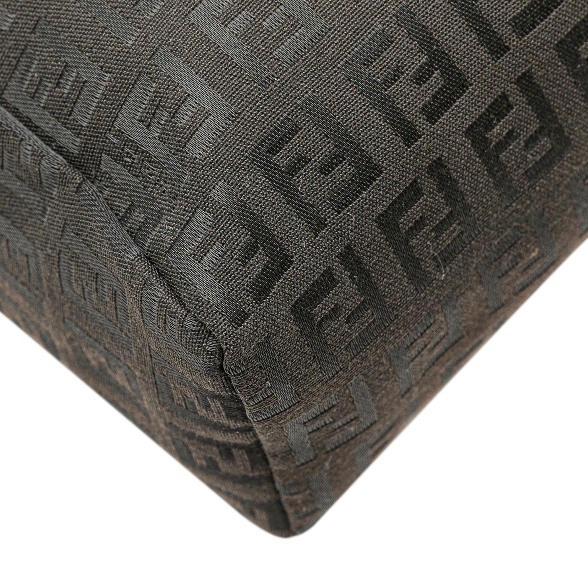 Fendi Mini Zucchino Canvas Handbag