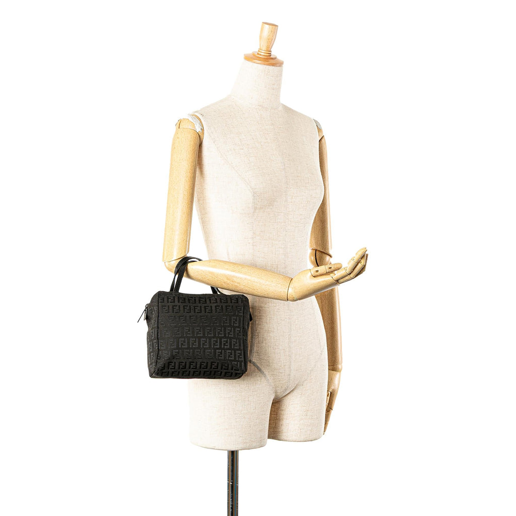 Fendi Mini Zucchino Canvas Handbag