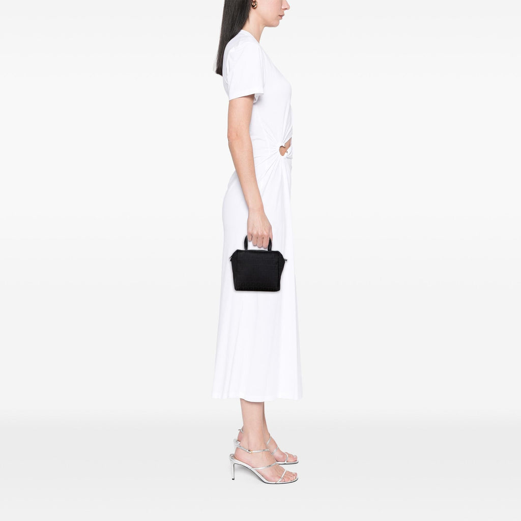Fendi Mini Zucchino Canvas Handbag