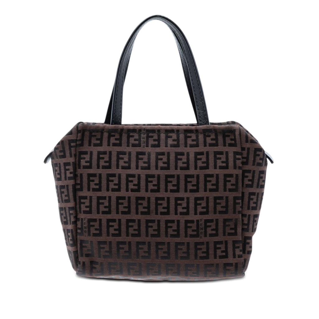 Fendi Mini Zucchino Canvas Handbag