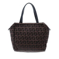 Fendi Mini Zucchino Canvas Handbag