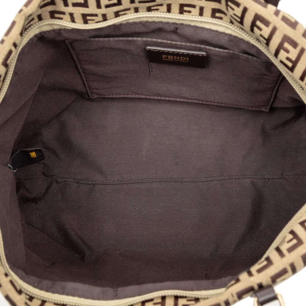 Fendi Mini Zucchino Canvas Superstar Tote