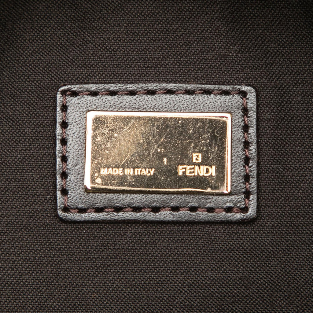 Fendi Mini Zucchino Canvas Superstar Tote