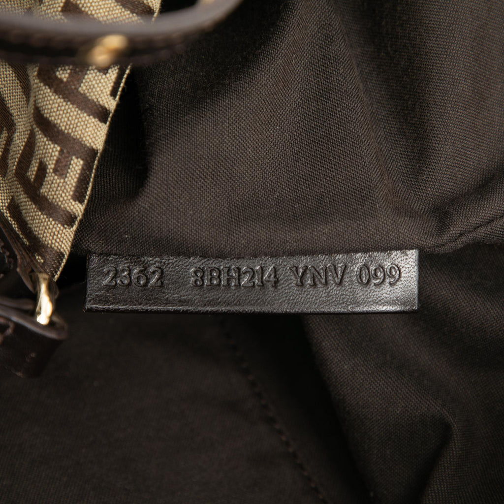 Fendi Mini Zucchino Canvas Superstar Tote
