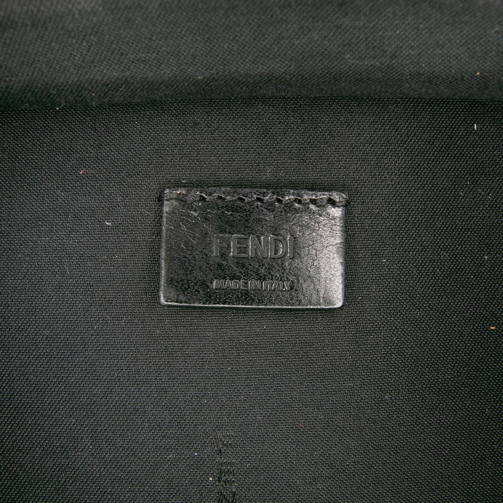 Fendi Mini Zucchino Recycled Jacquard Trolley Satchel