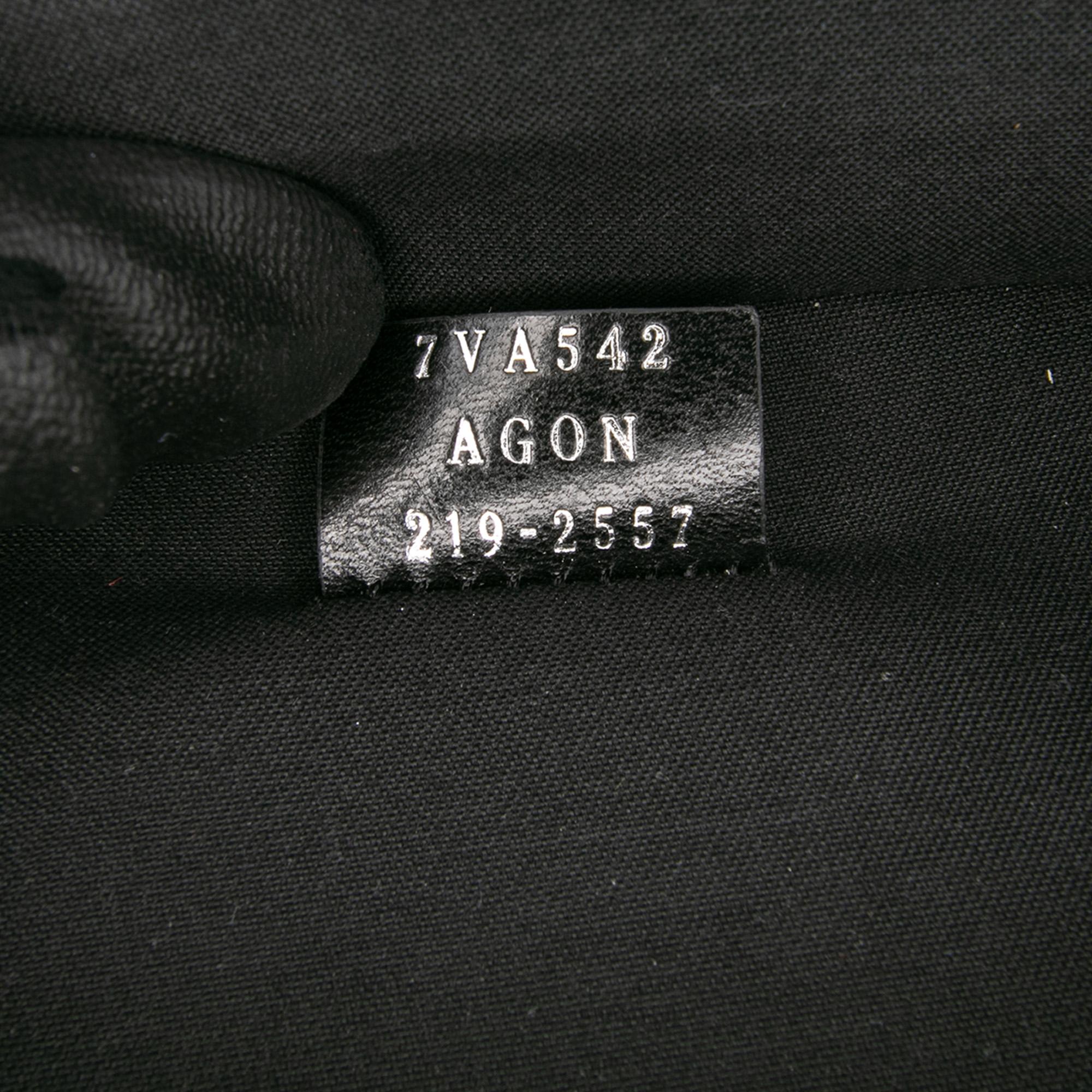 Fendi Mini Zucchino Recycled Jacquard Trolley Satchel