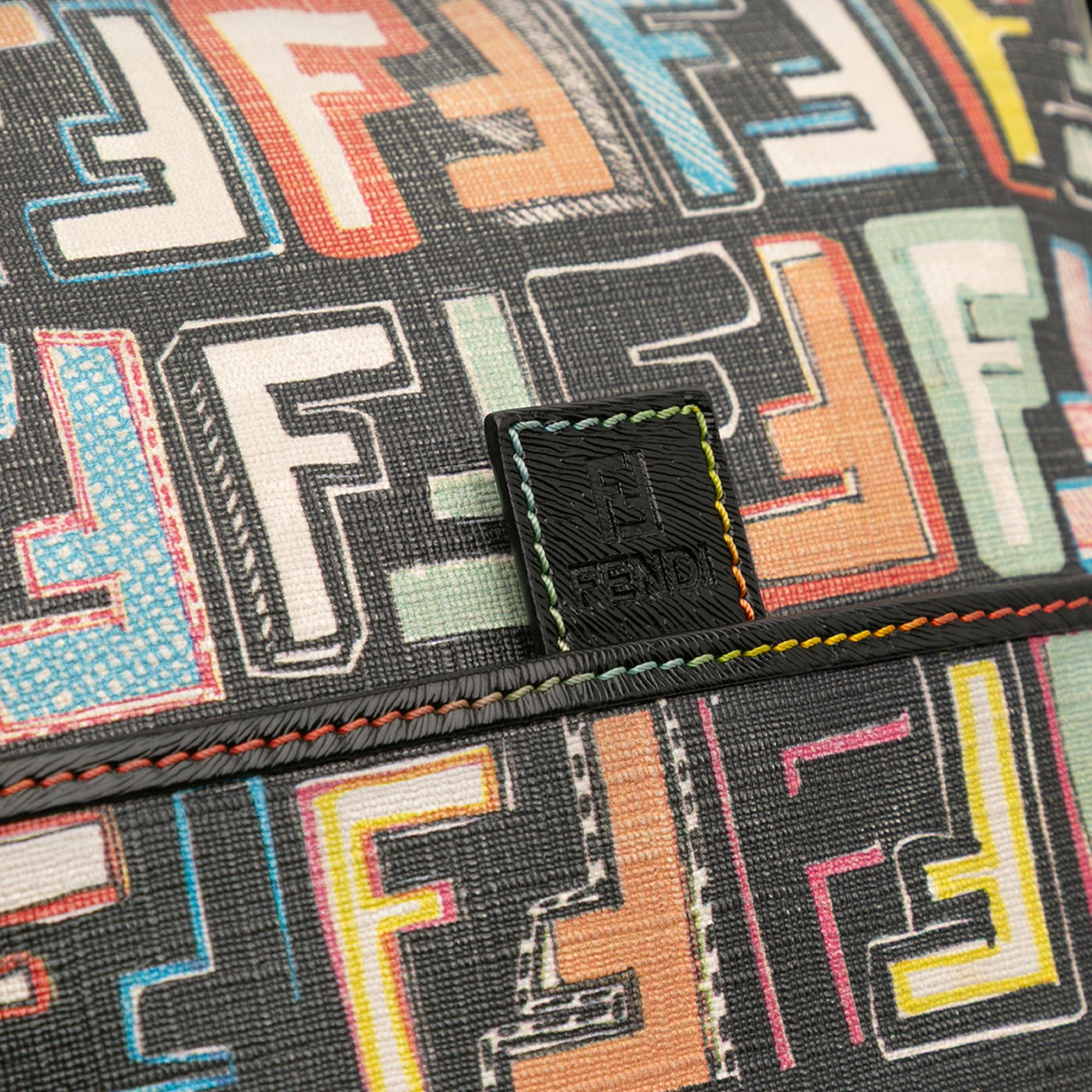 Fendi Multicolor Zucca Spalmati Forever Crossbody