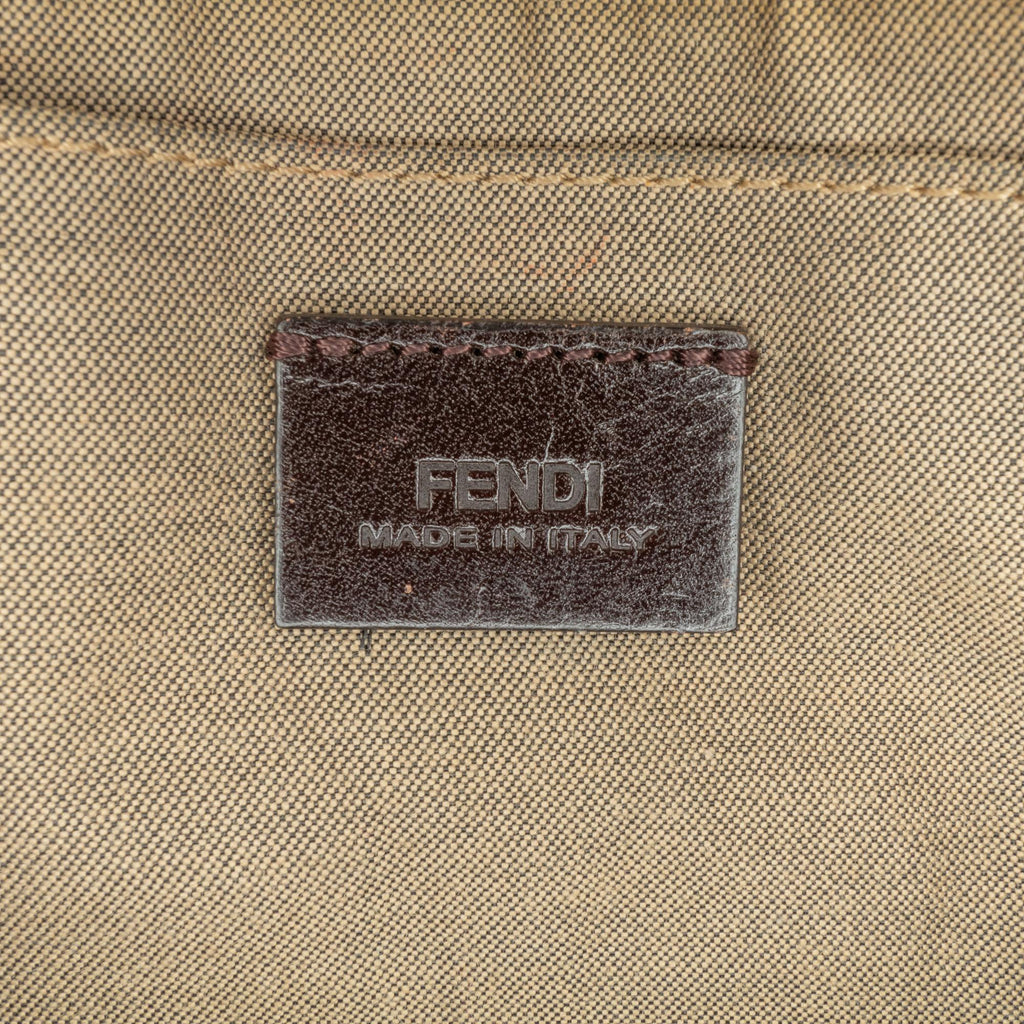 Fendi Multicolor Zucchino Spalmati Chain Pochette