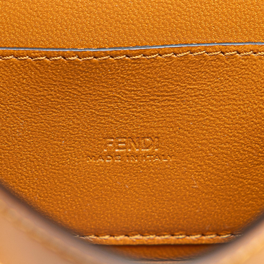 Fendi Nano Bag F Glossy Calfskin Handbag