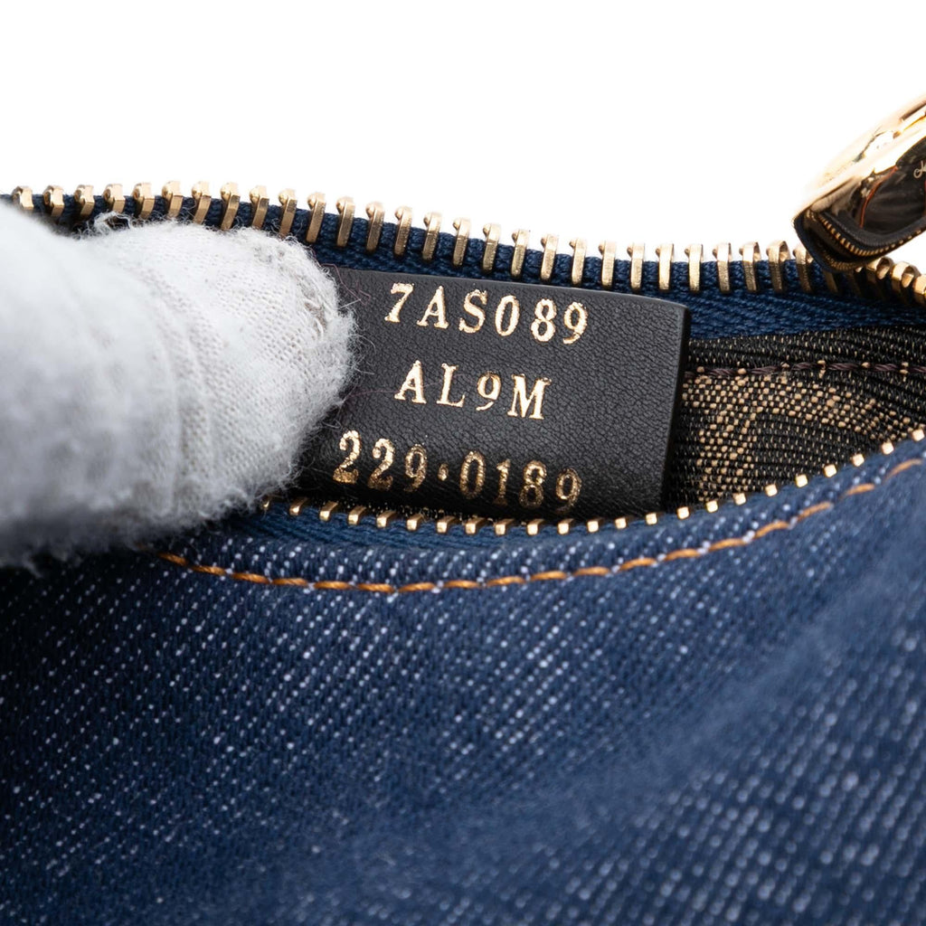 Fendi Nano Denim Fendigraphy Hobo