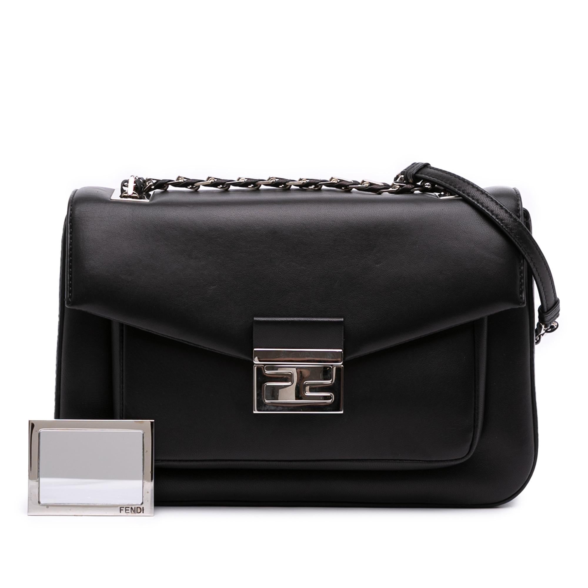 Fendi Nappa Be Baguette Crossbody