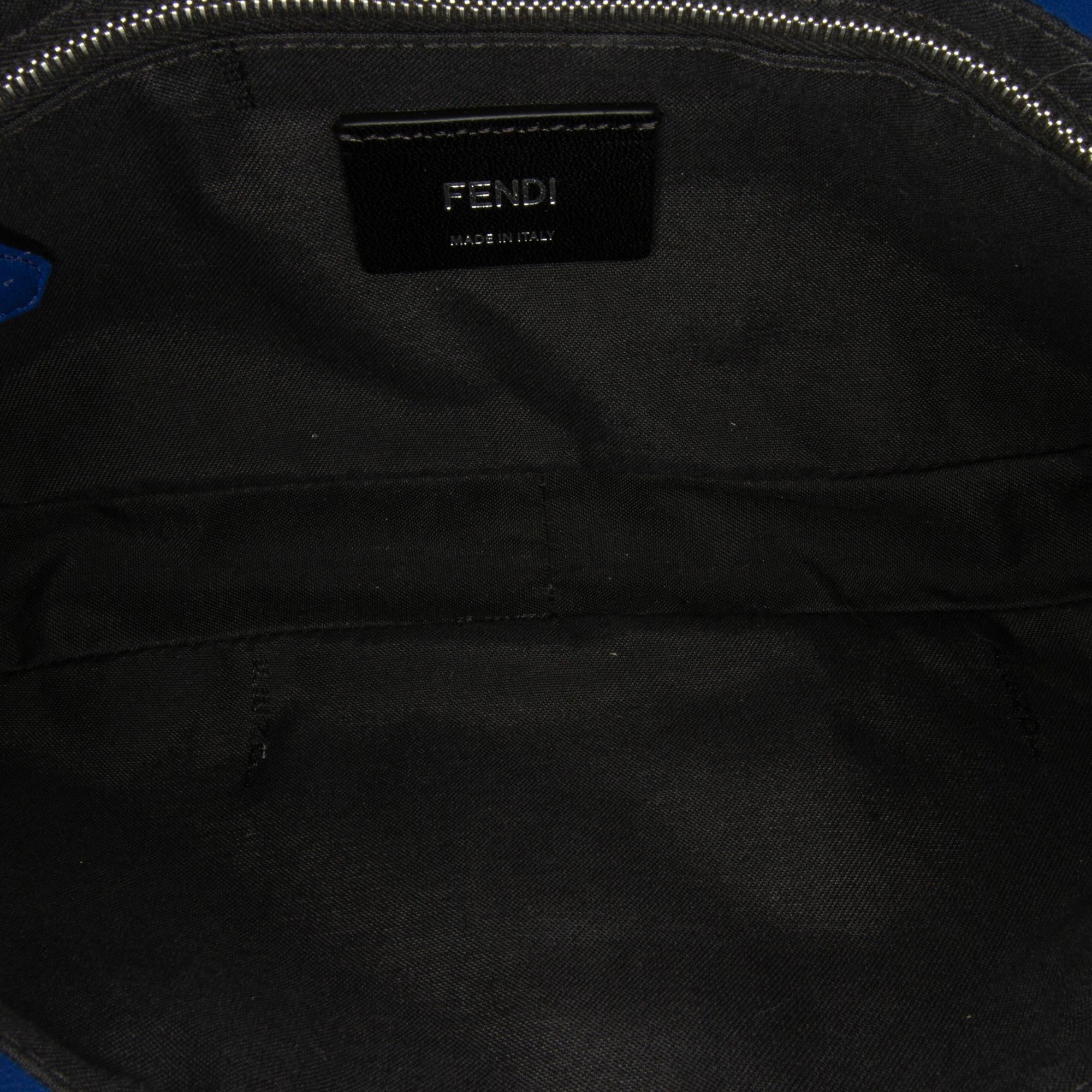 Fendi Nappa FF 1974 Embossed Belt Baguette (SHG-QBKsoa)