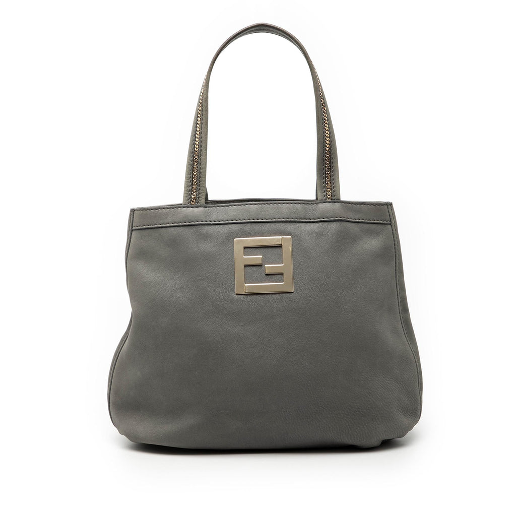 Fendi Nubuck FF Chains Tote