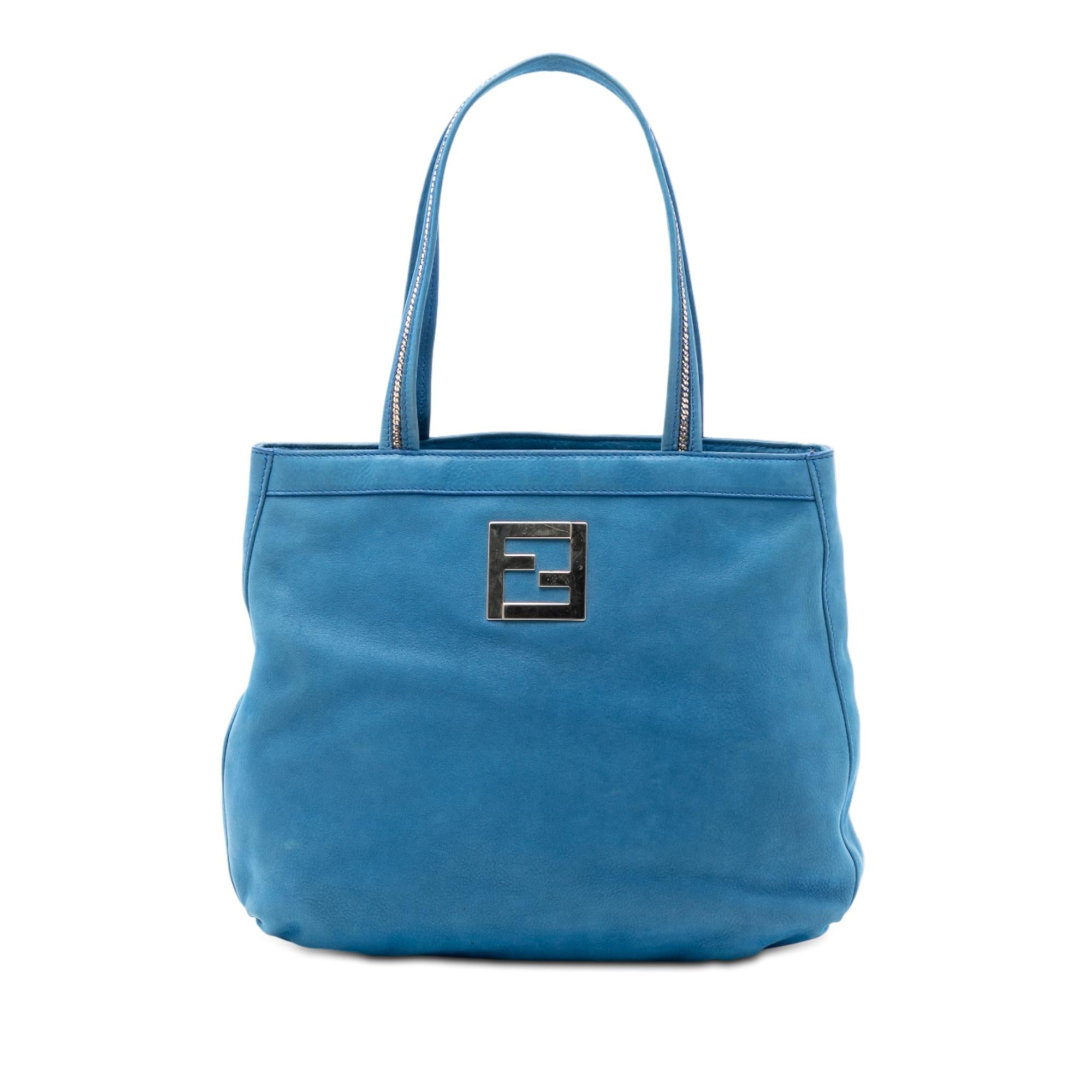 Fendi Nubuck FF Chains Tote