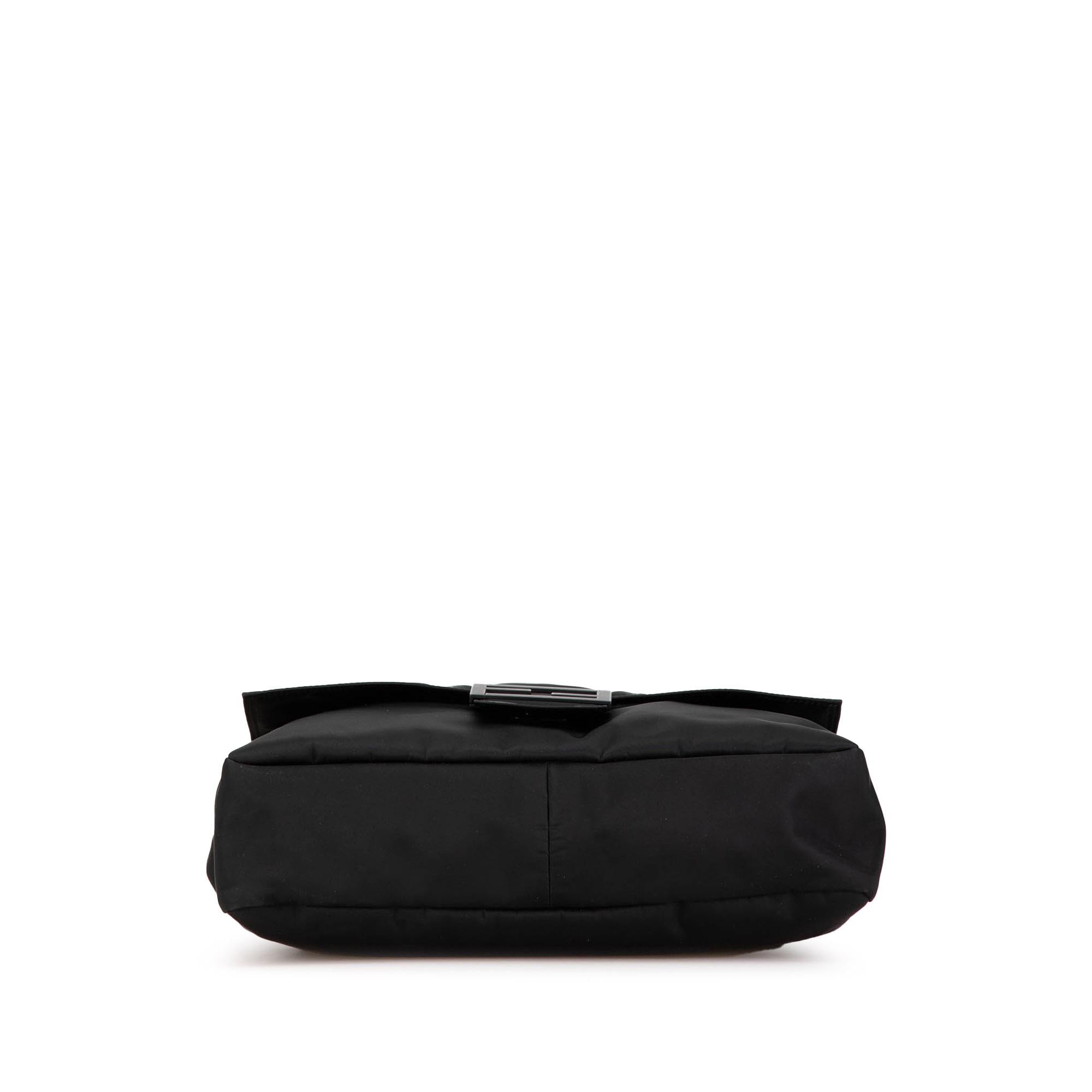 Fendi Nylon Baguette Messenger Bag