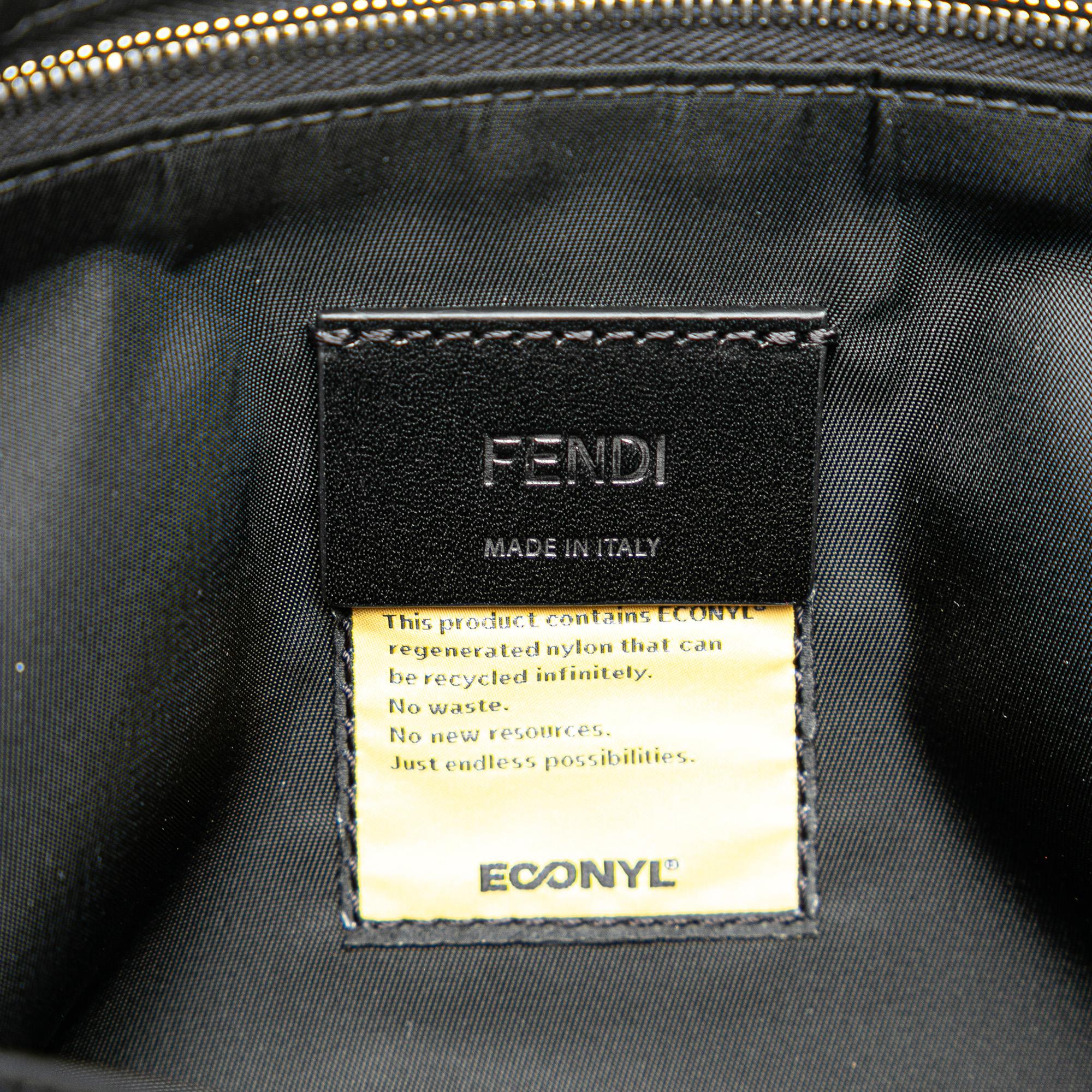 Fendi Nylon Baguette Messenger Bag