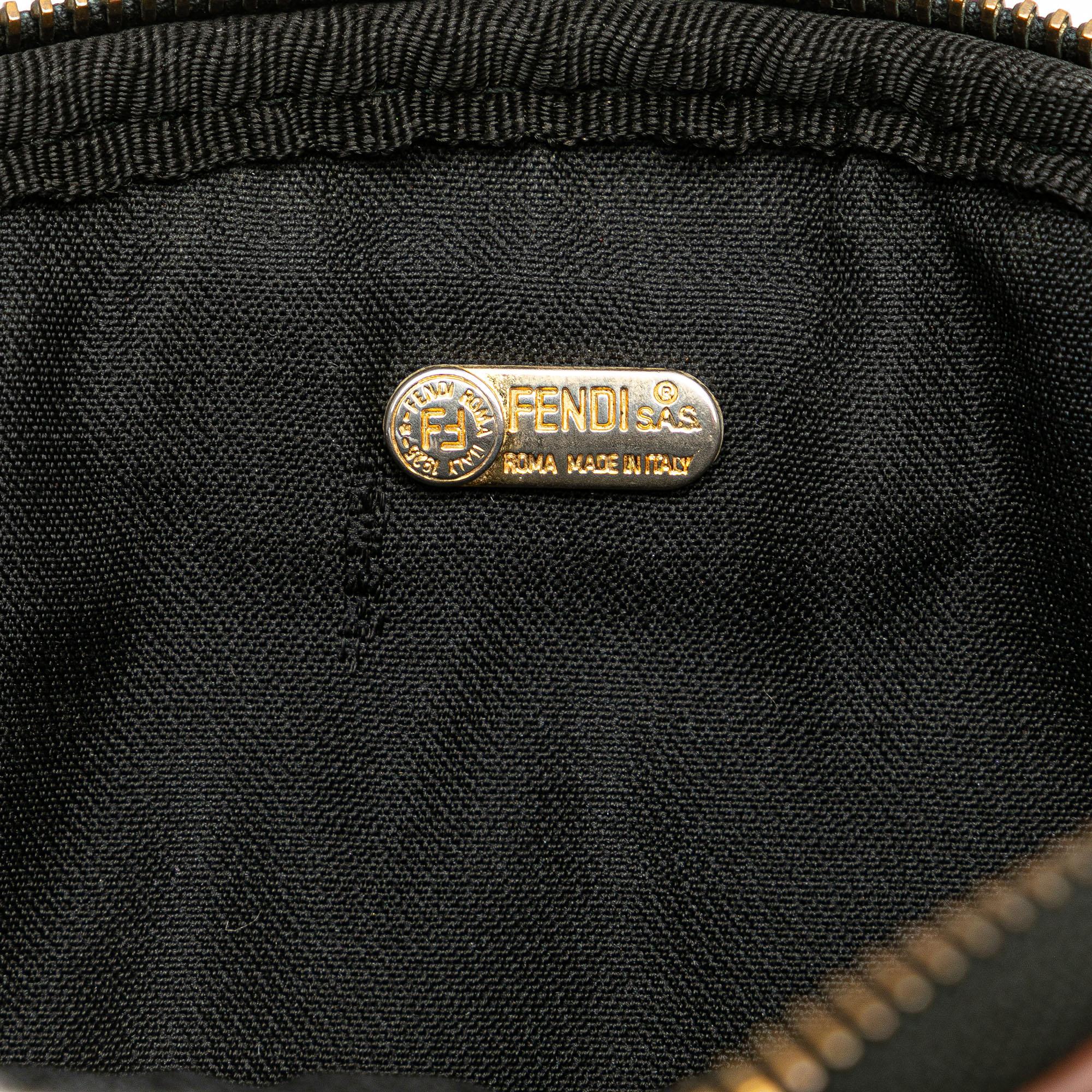 Fendi Pequin Coated Canvas Crossbody (SHG-UZy5af)