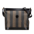 Fendi Pequin Coated Canvas Crossbody