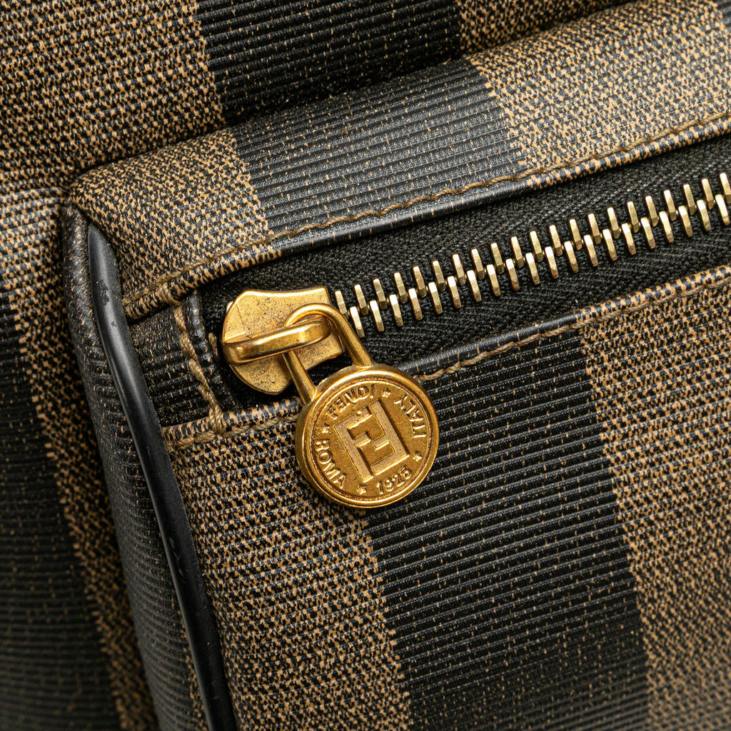 Fendi Pequin Coated Canvas Drawstring Backpack