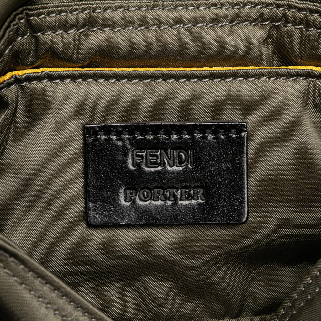 Fendi Porter Yoshida Nylon Baguette Satchel
