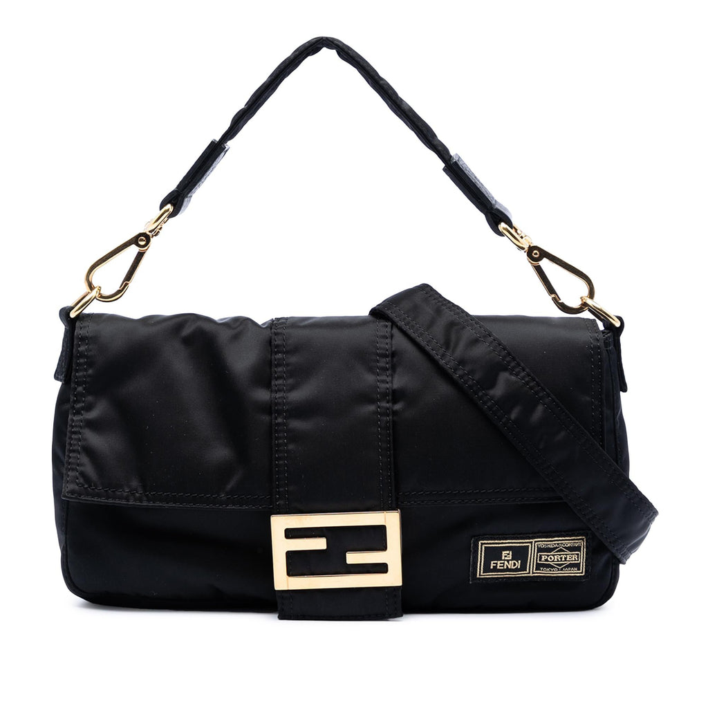 Fendi Porter Yoshida Nylon Convertible Baguette Satchel