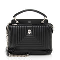 Fendi Quilted Leather Dotcom Small Shoulder Bag