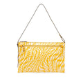 Fendi Sarah Coleman Zucca Coated Canvas Vertigo Shoulder Bag