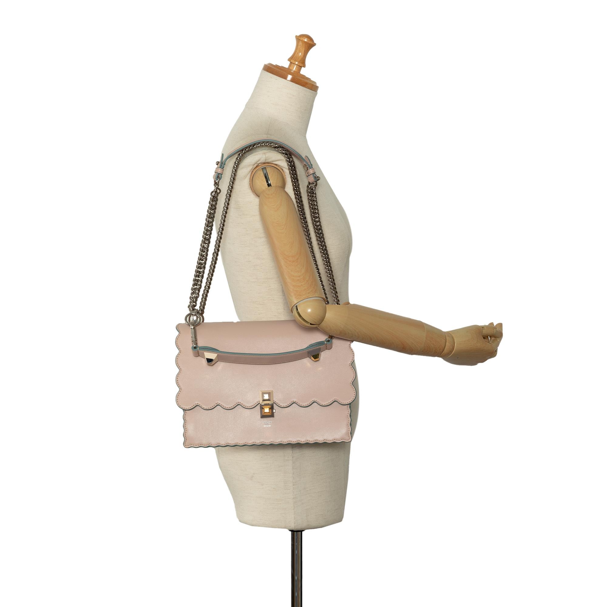Fendi Scalloped Studded Kan I (SHG-ihHz6S)