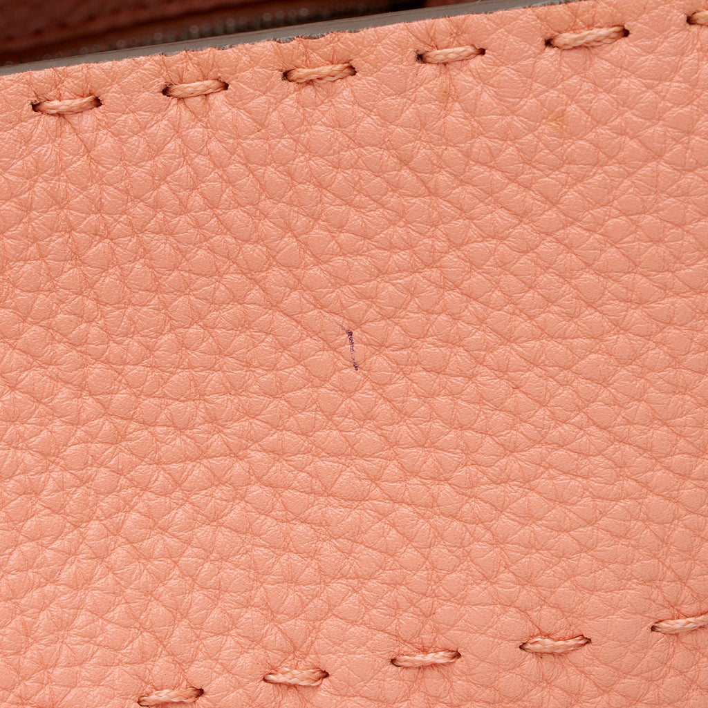 Fendi Selleria Leather Anna Small Bucket Bag