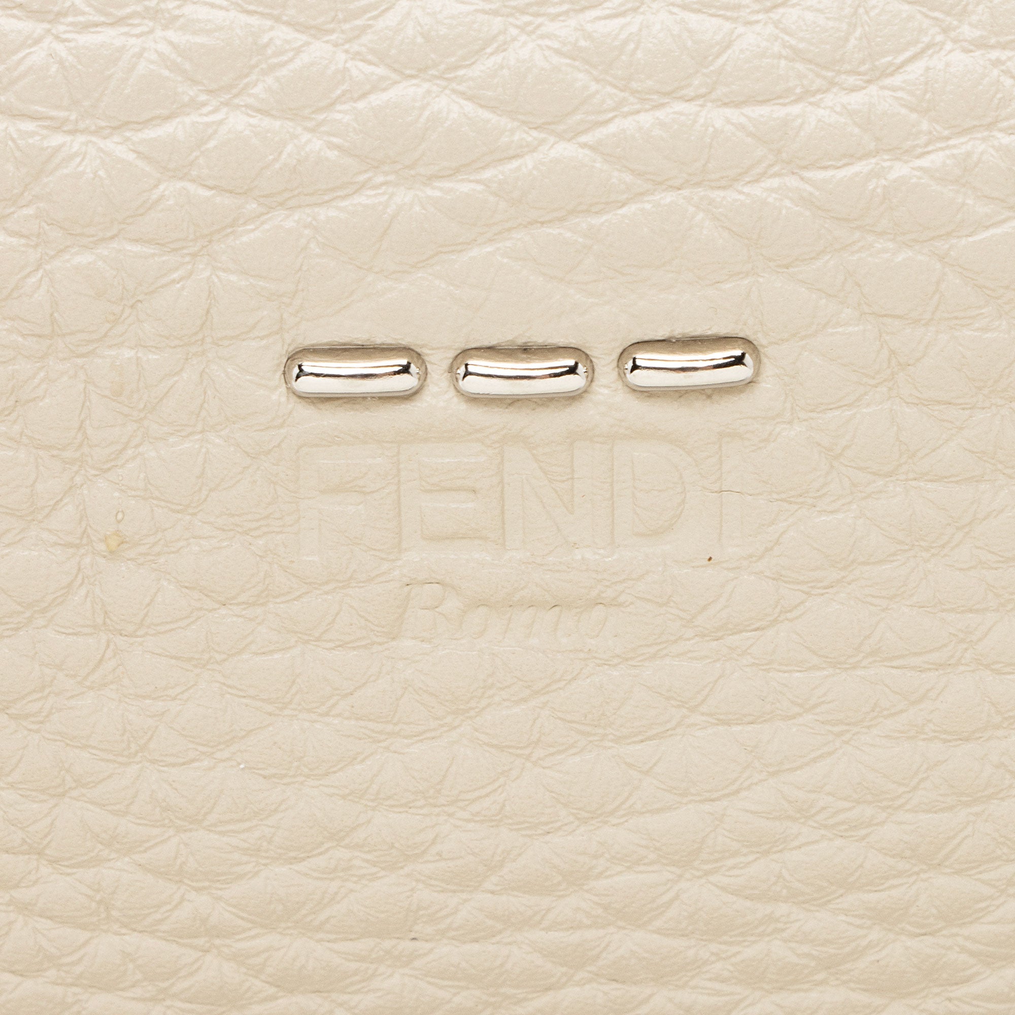 Fendi Selleria Leather Lei Boston Bag