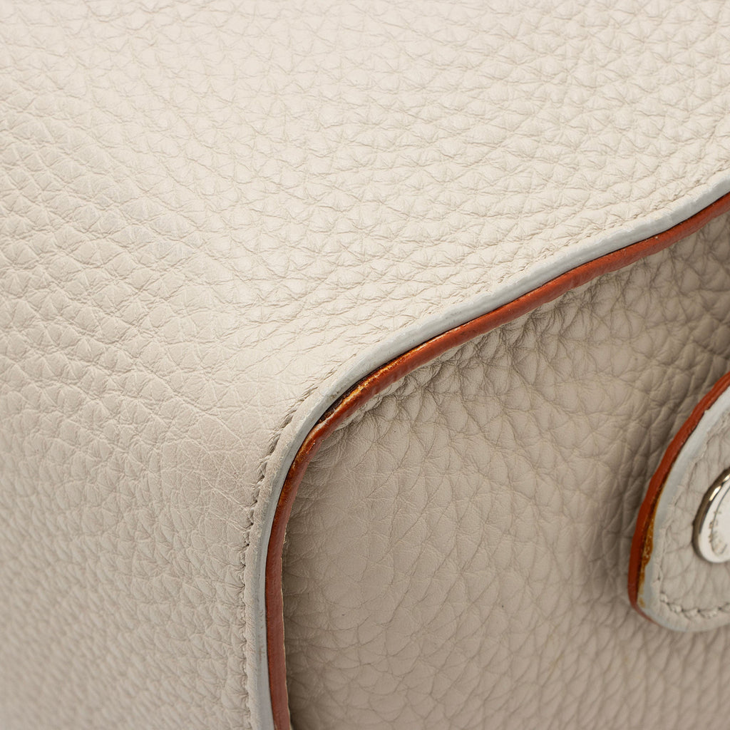 Fendi Selleria Leather Lei Boston Bag