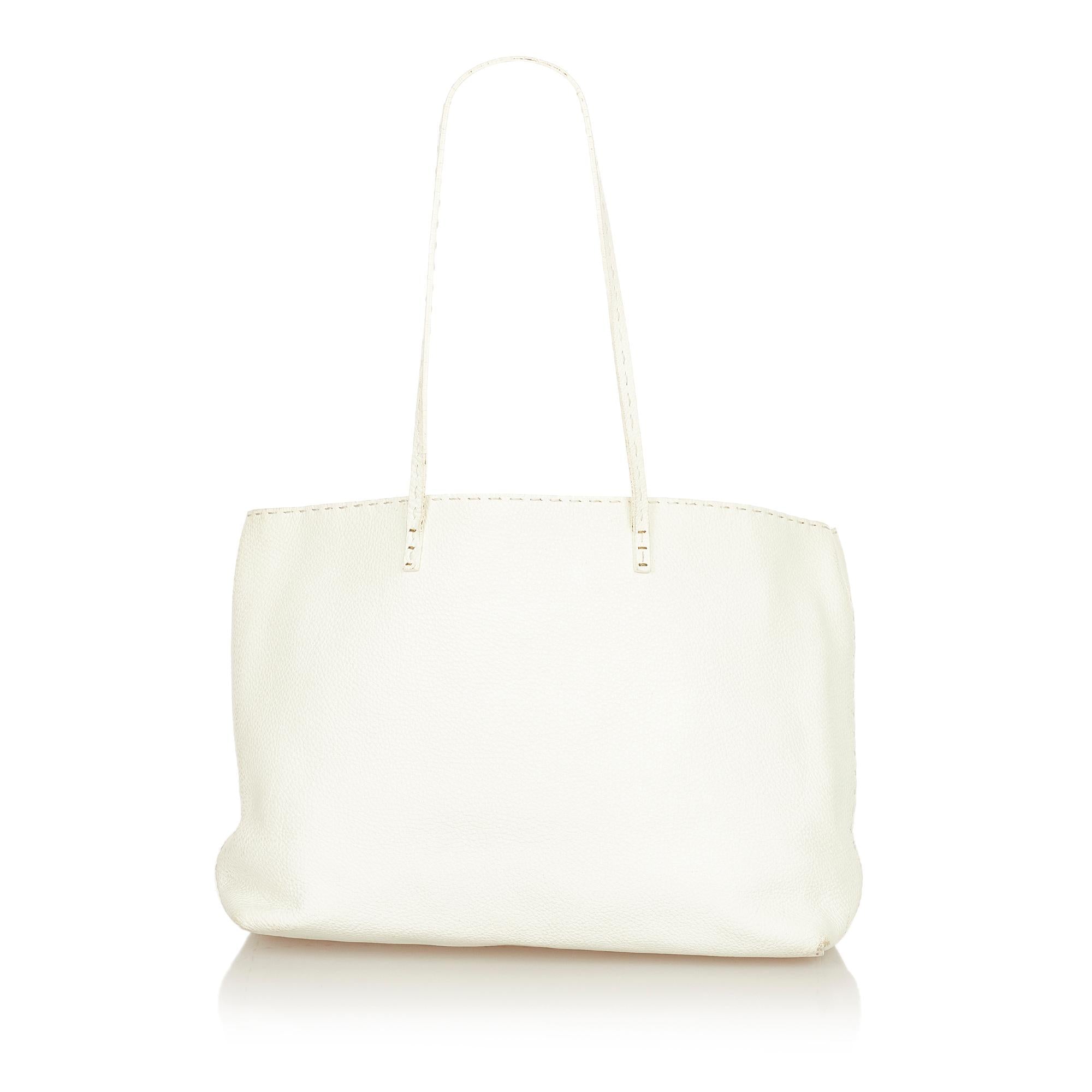 Fendi Selleria Leather Tote Bag (SHG-24871)