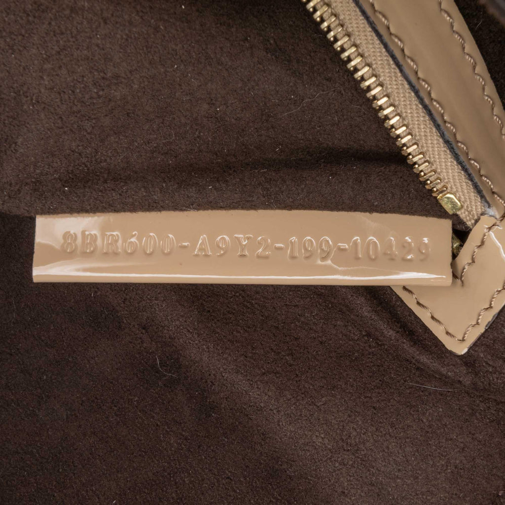 Fendi Shearling Pequin Baguette Satchel