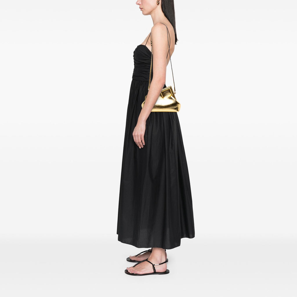 Fendi Small Metallic Nappa Fendi First Crossbody