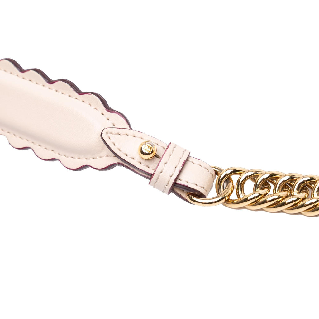 Fendi Small Scalloped Leather Kan I Crossbody