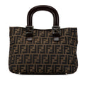 Fendi Small Zucca Canvas Twins Tote (SHG-BIvHMx)