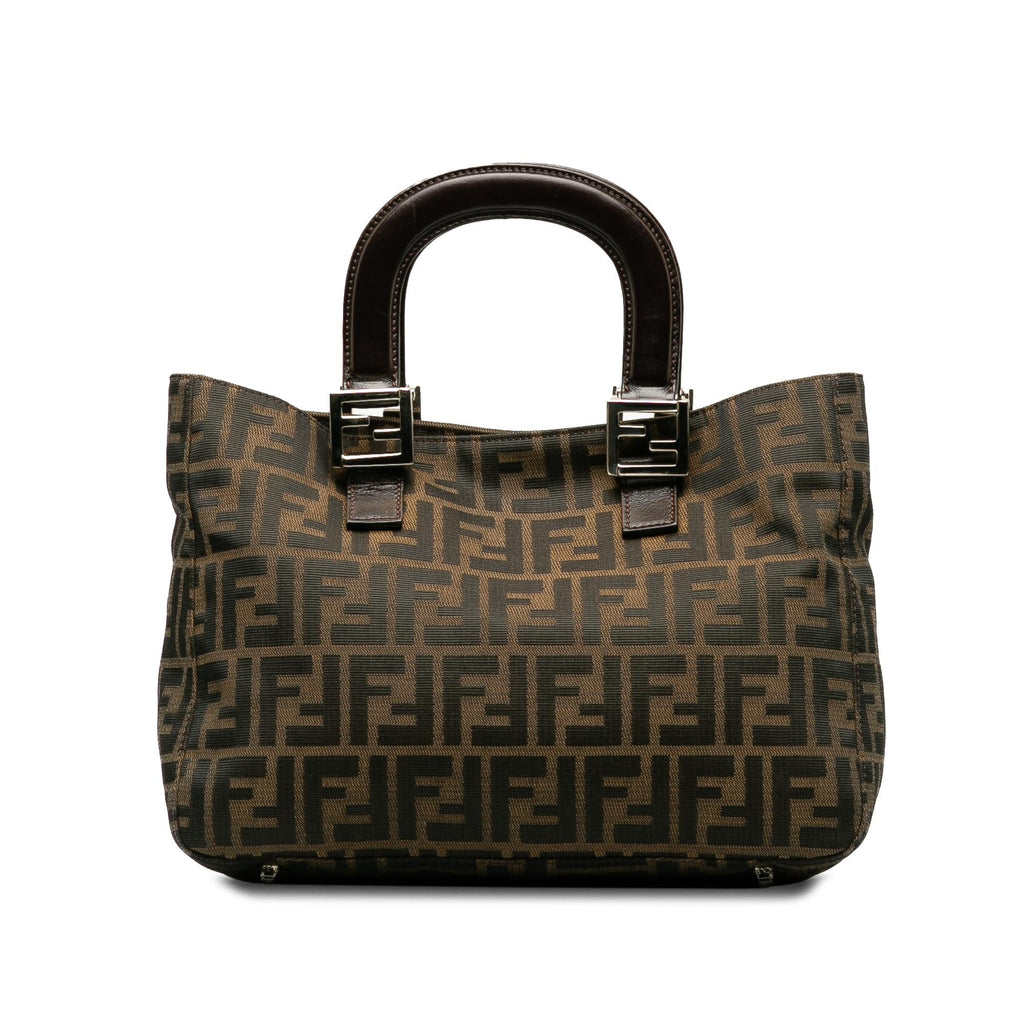 Fendi Small Zucca Canvas Twins Tote