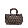 Fendi Small Zucca Canvas Twins Tote