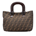 Fendi Small Zucca Canvas Twins Tote