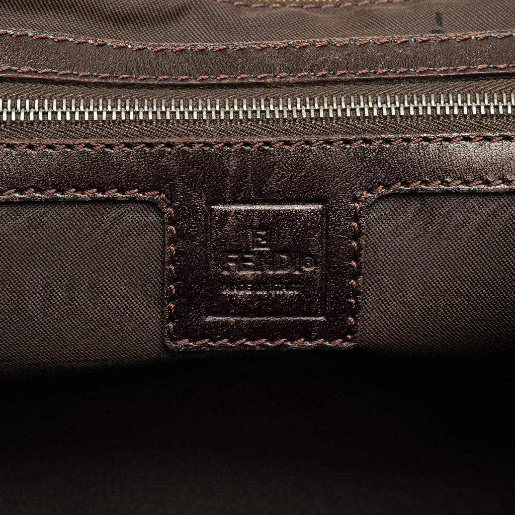 Fendi Small Zucca Canvas Twins Tote