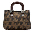 Fendi Small Zucca Canvas Twins Tote