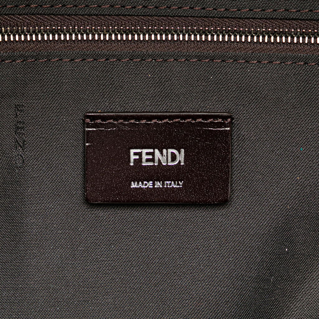 Fendi Small Zucca Coated Canvas Chiodo Diagonal Backpack